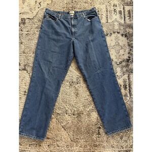 LL Bean Jeans Size 44x34 Flannel Lined classic fit denim